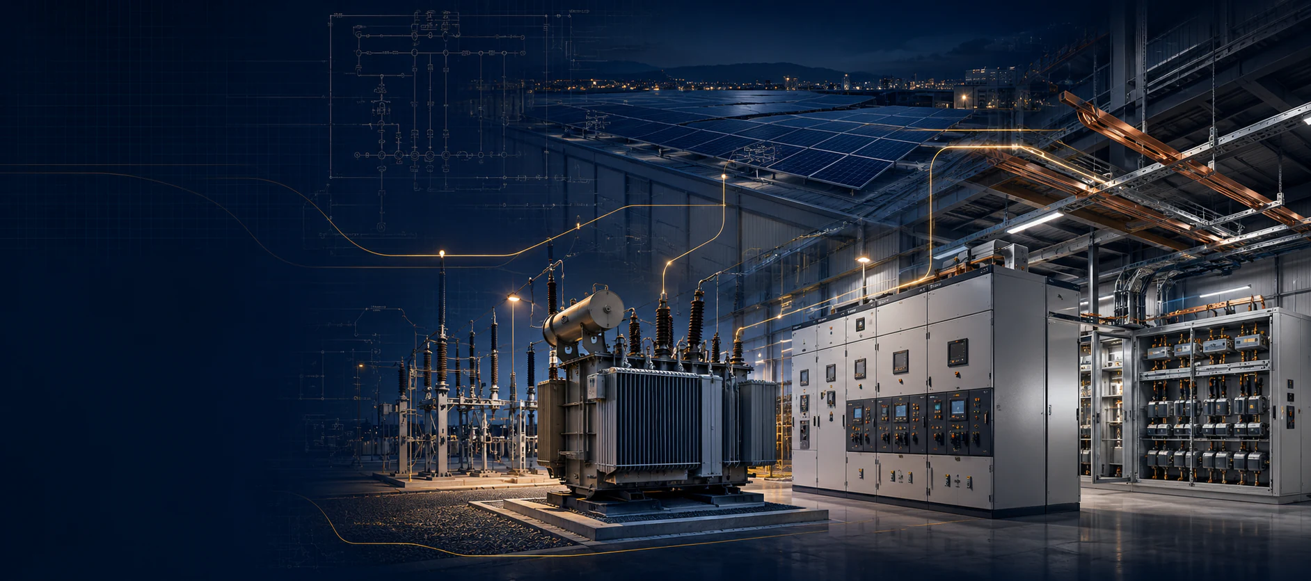 AKENTEK electrical energy infrastructure hero visual